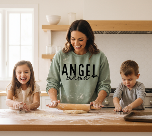Angel Mama Sage Green - Baking Square
