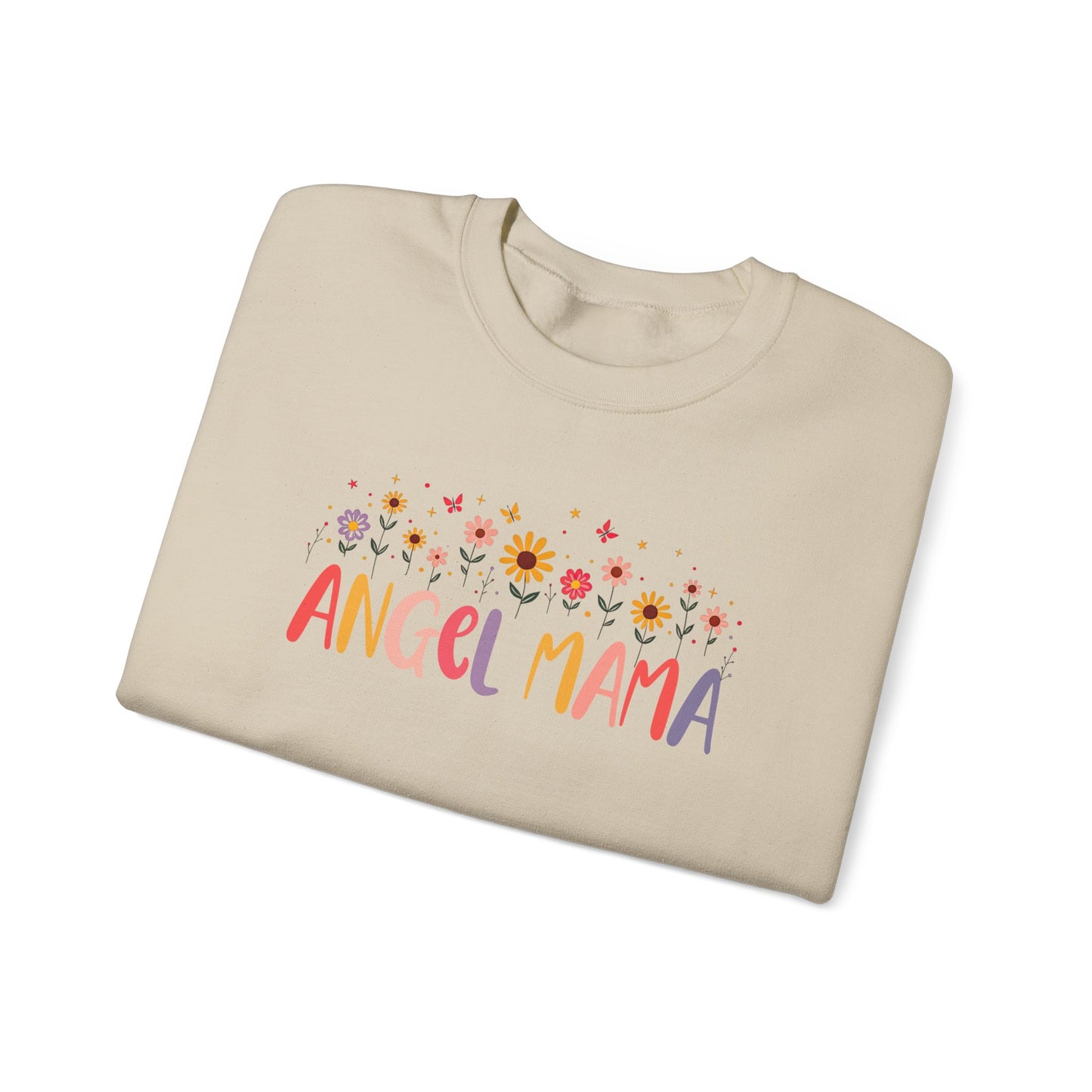 Angel Mama Floral Sweatshirt