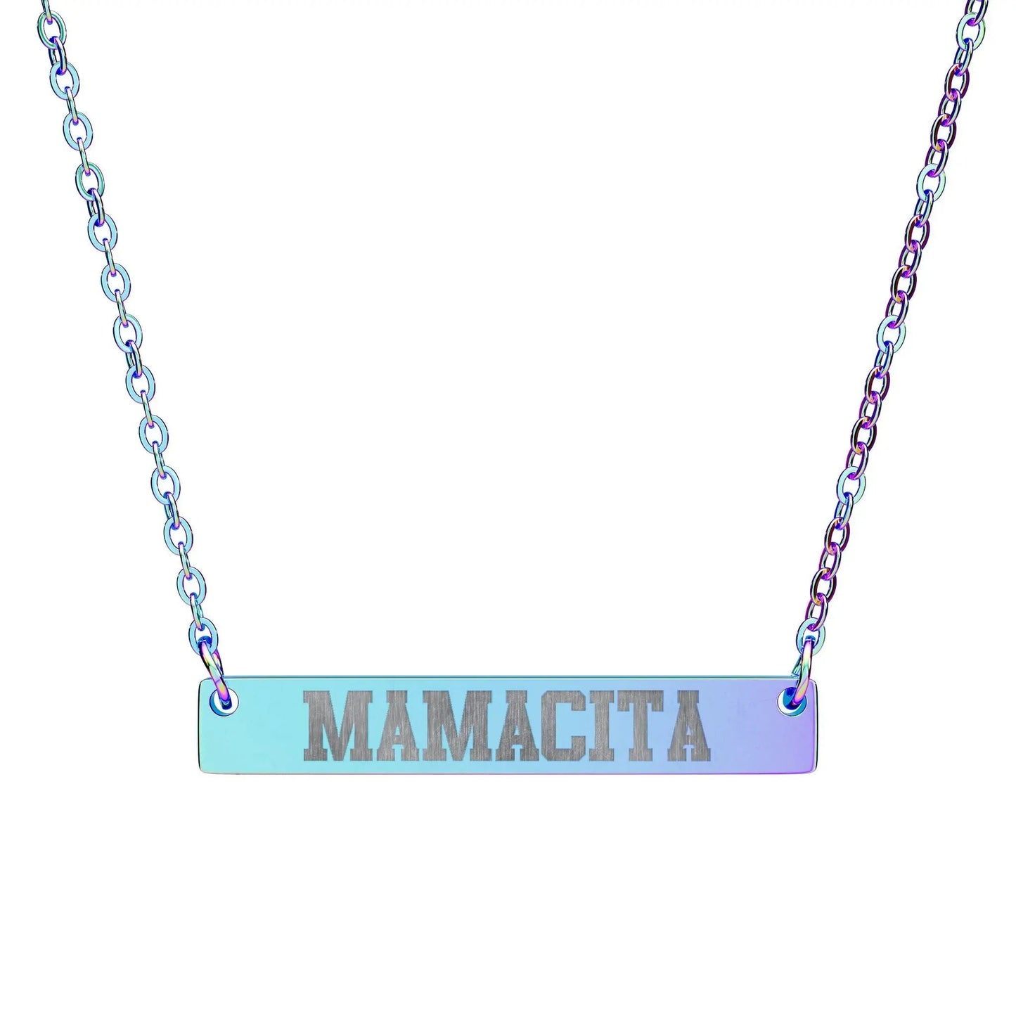 Personalized Horizontal Bar Necklace - Stitched For You Embroidery Co.