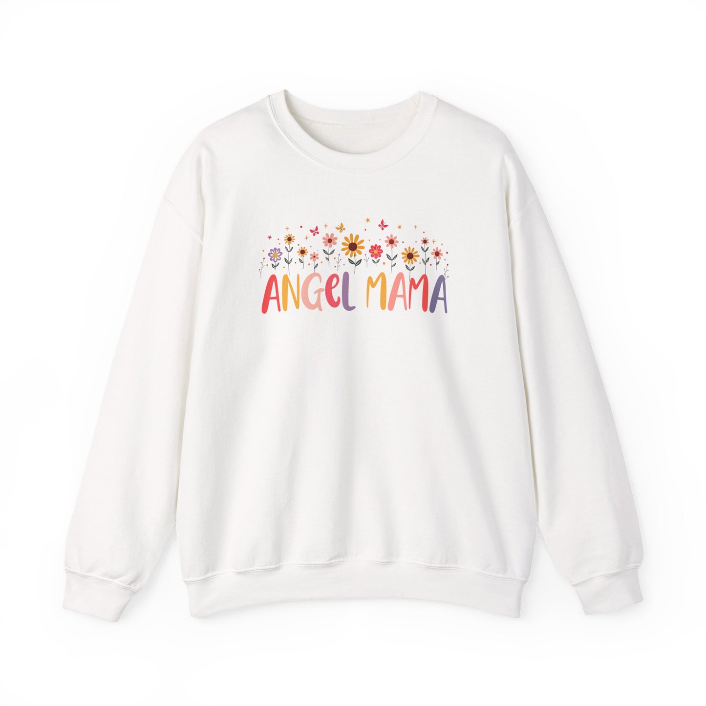Angel Mama Floral Sweatshirt