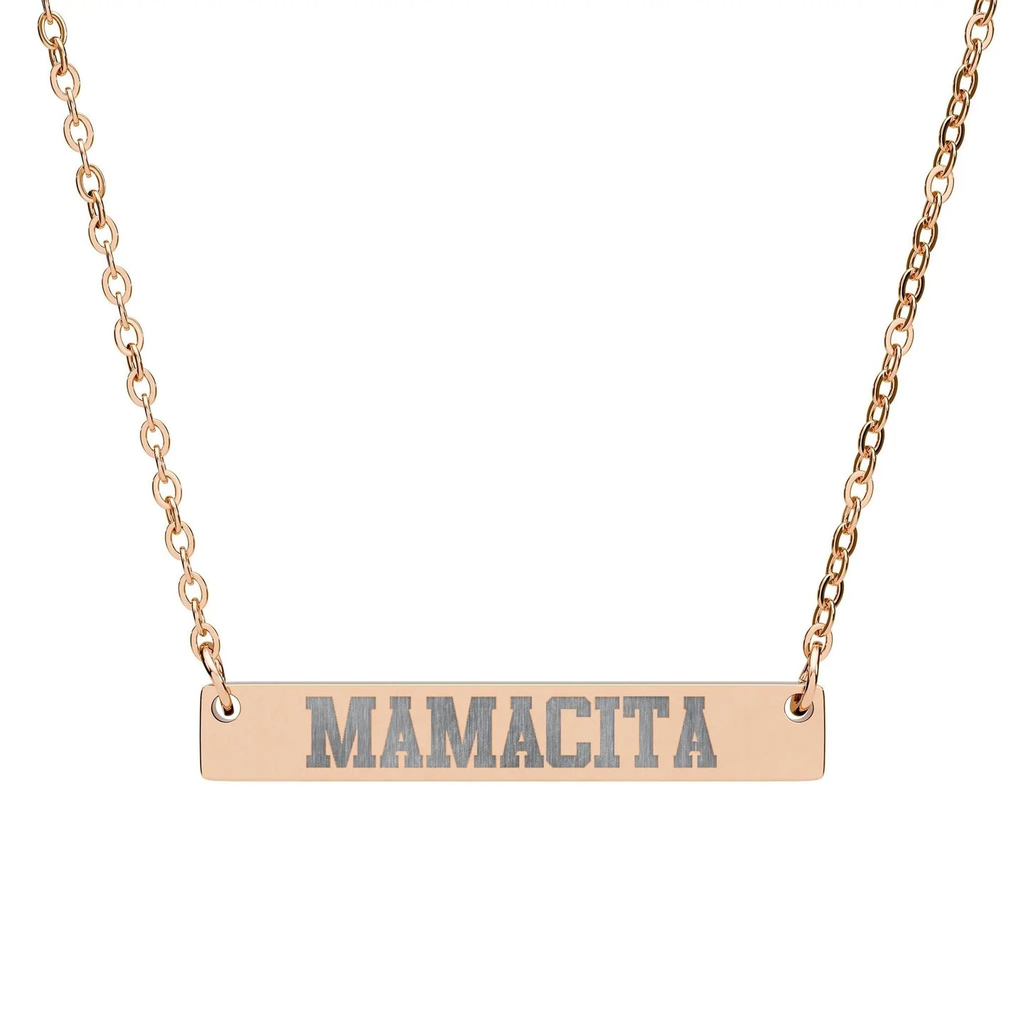 Personalized Horizontal Bar Necklace - Stitched For You Embroidery Co.
