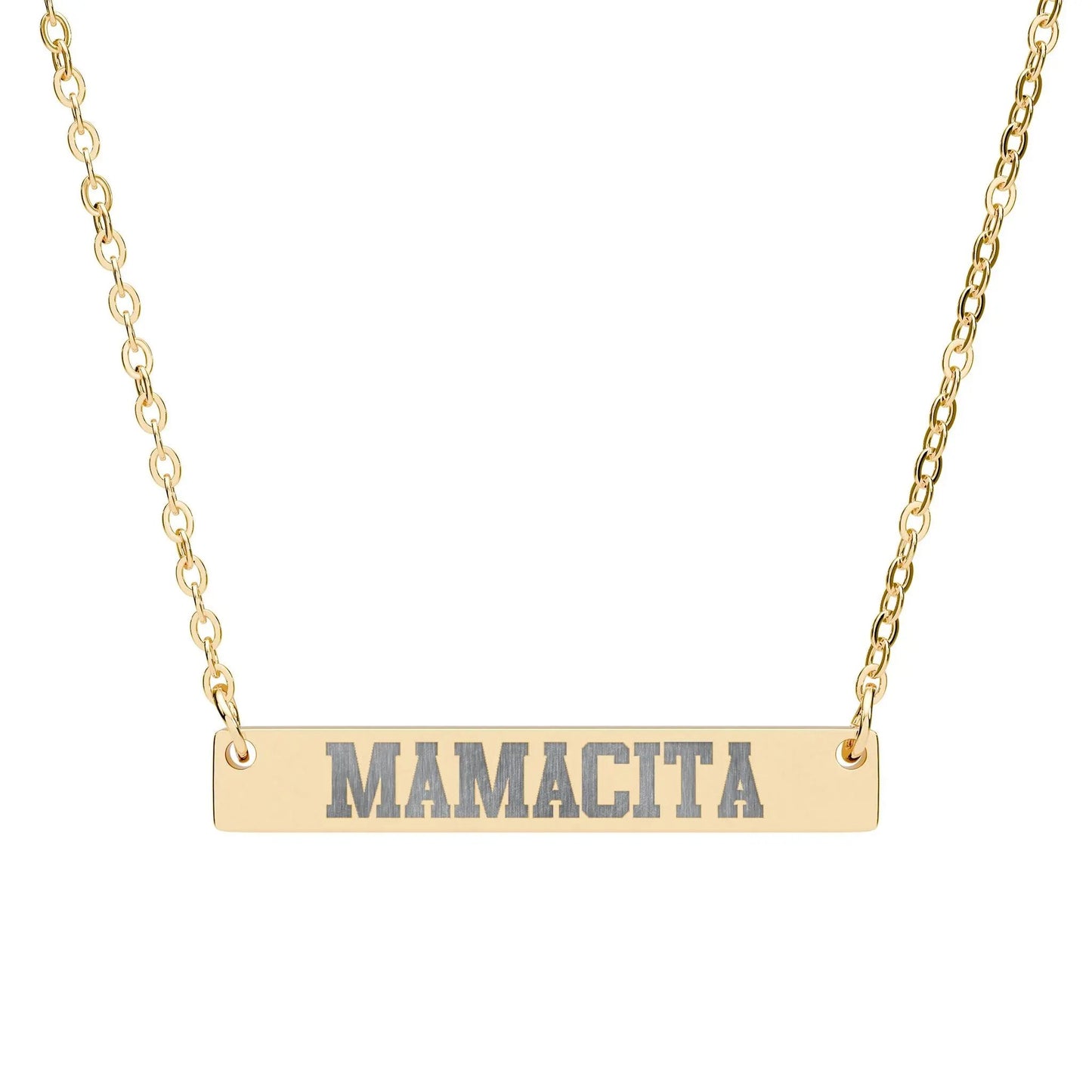 Personalized Horizontal Bar Necklace - Stitched For You Embroidery Co.