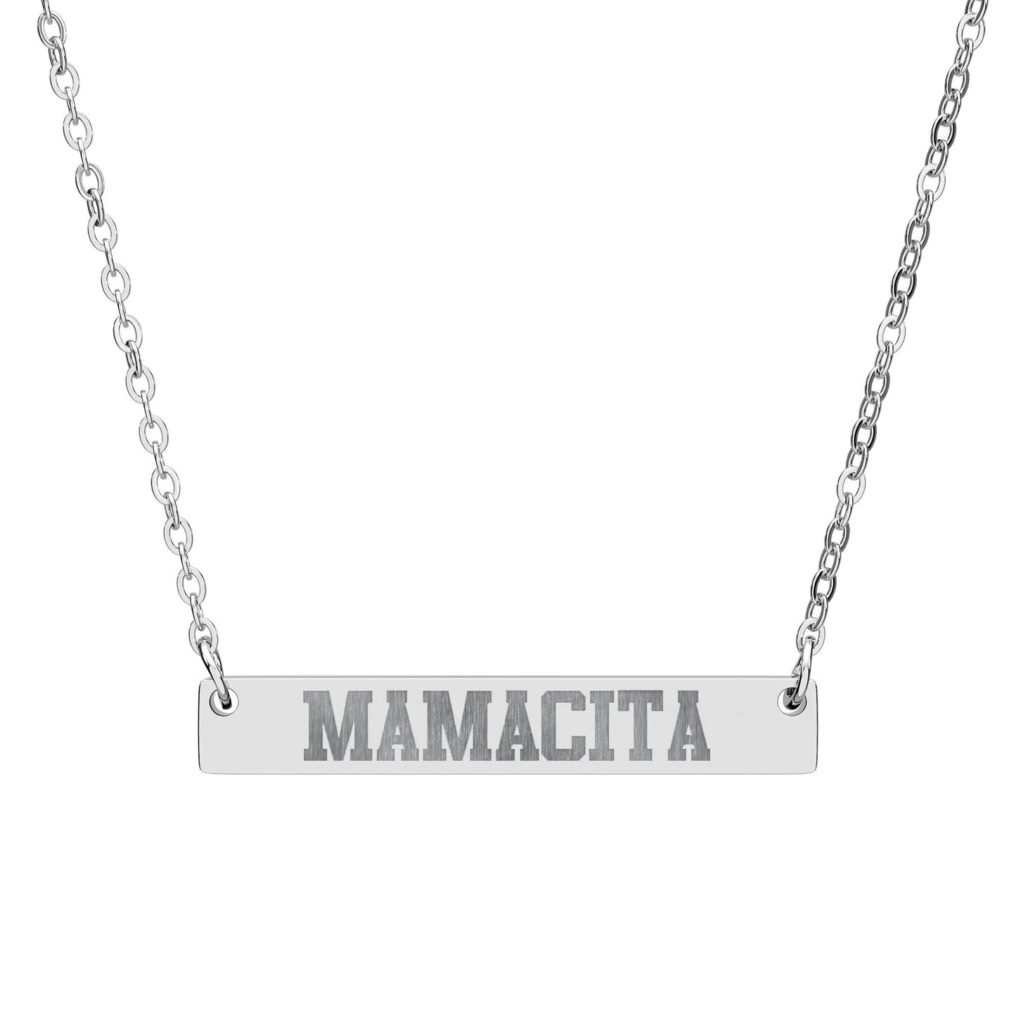 Personalized Horizontal Bar Necklace - Stitched For You Embroidery Co.