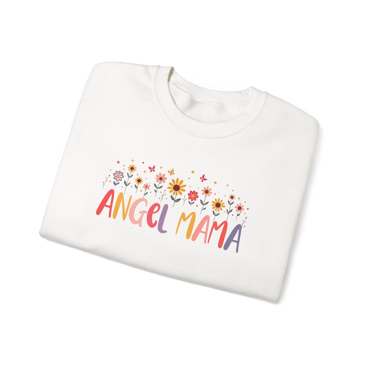 Angel Mama Floral Sweatshirt