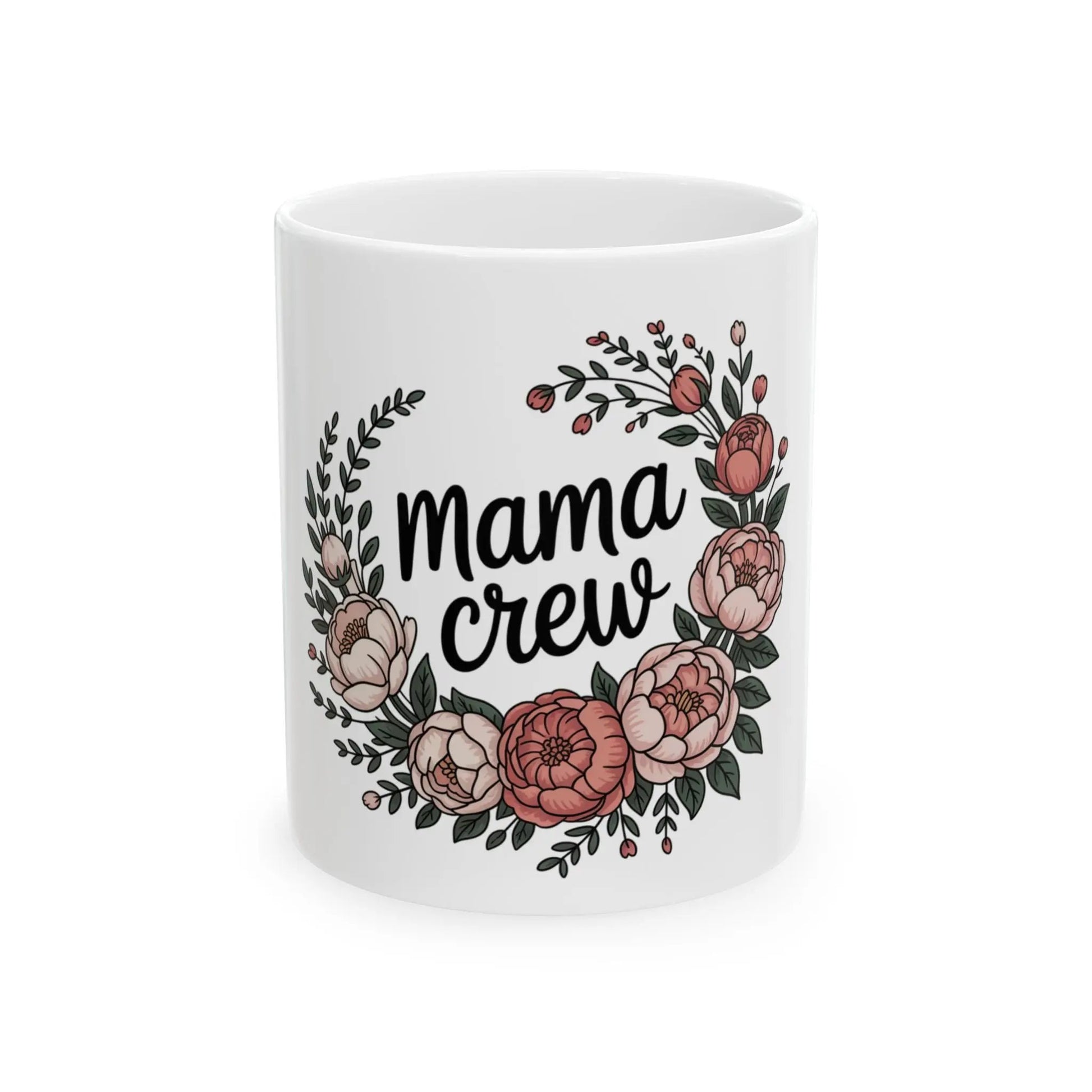 Mama Crew Ceramic Mug - Stitched For You Embroidery Co.