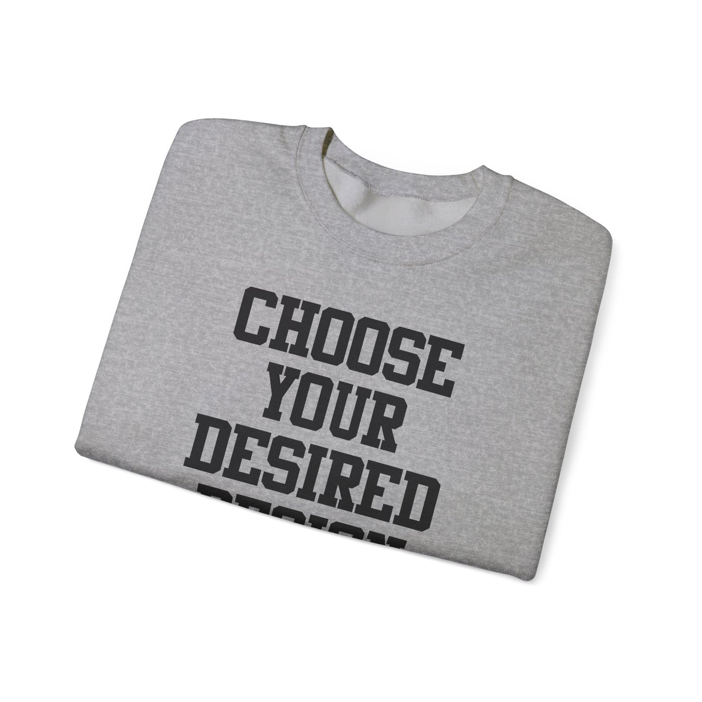 Custom Crewneck Sweatshirt (Non-Embroidered)