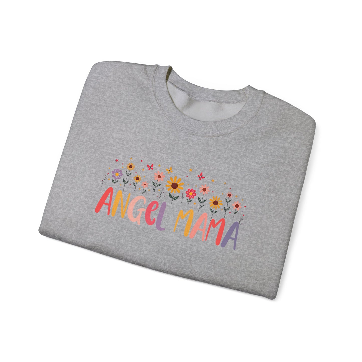 Angel Mama Floral Sweatshirt
