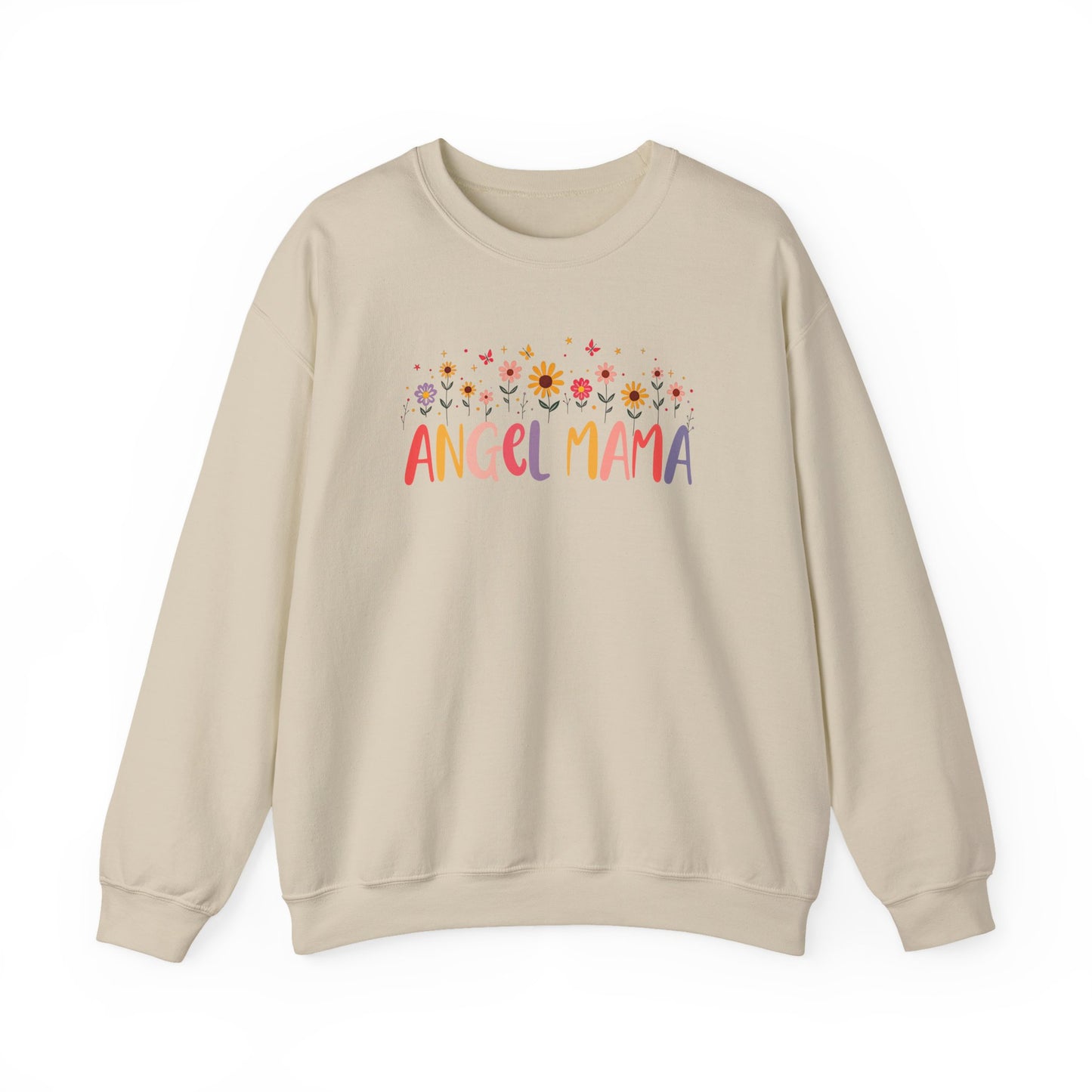 Angel Mama Floral Sweatshirt
