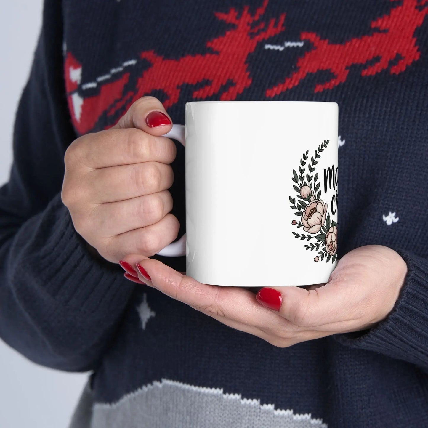 Mama Crew Ceramic Mug - Stitched For You Embroidery Co.