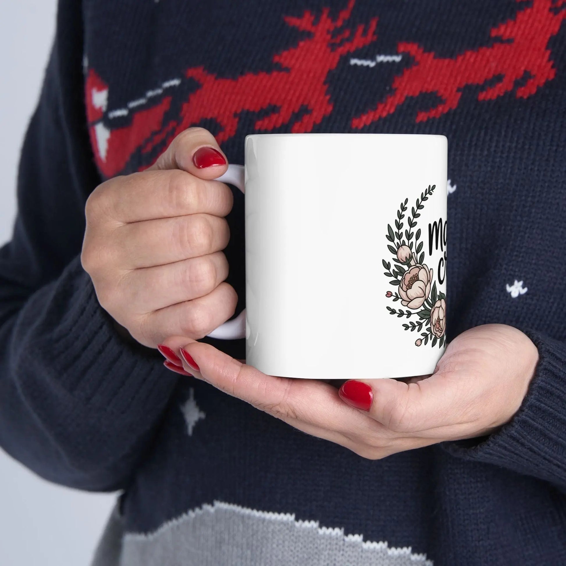 Mama Crew Ceramic Mug - Stitched For You Embroidery Co.