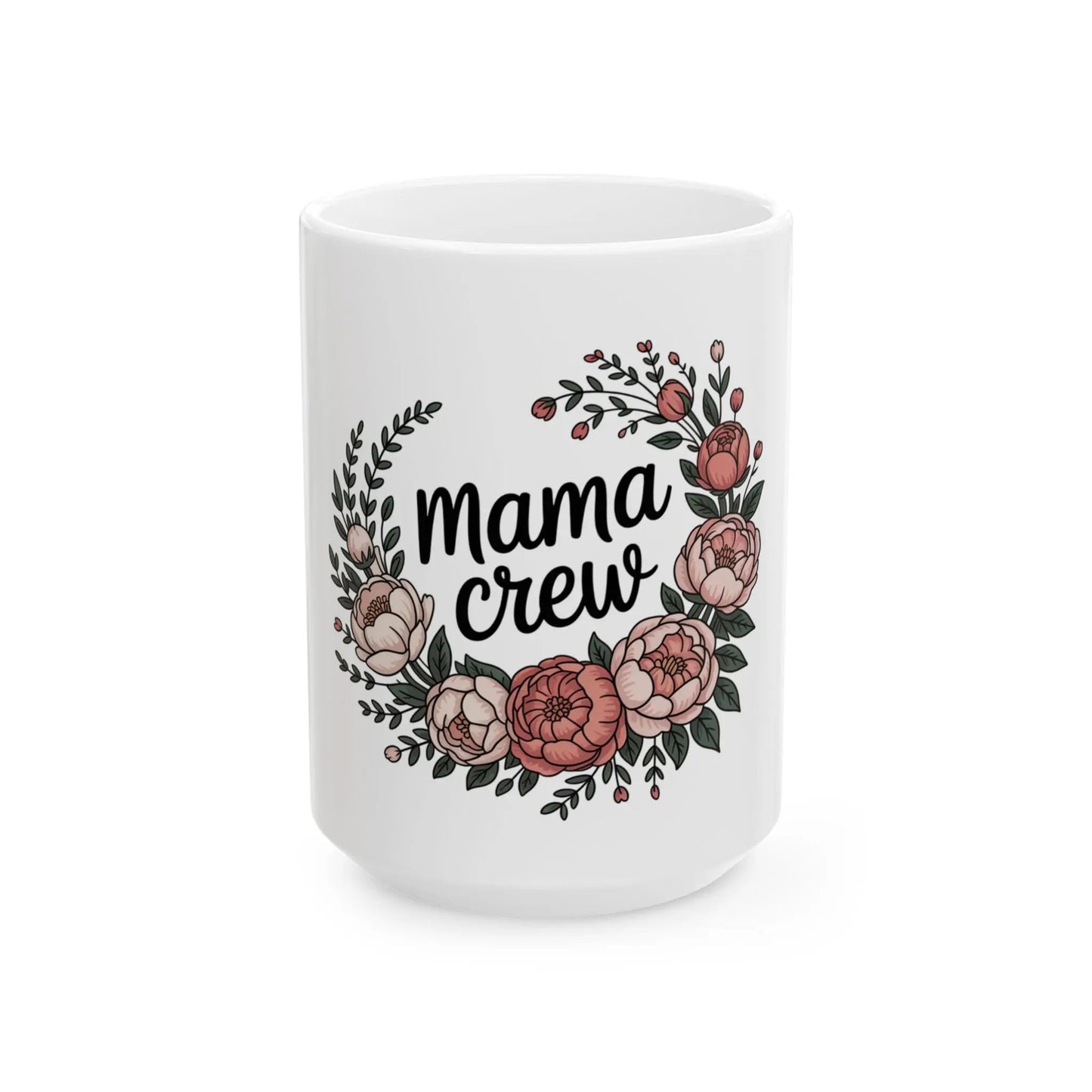 Mama Crew Ceramic Mug - Stitched For You Embroidery Co.