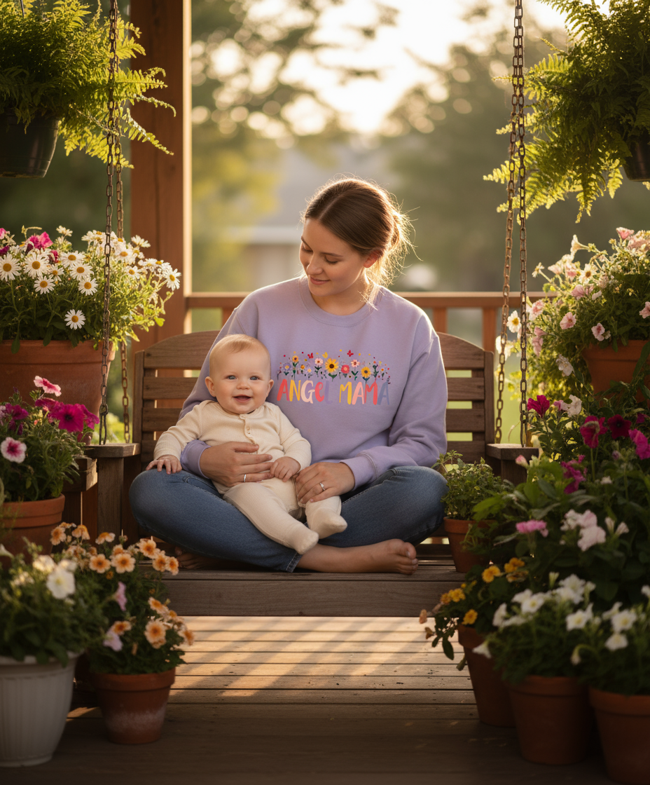 Angel Mama Wildflower - Porch