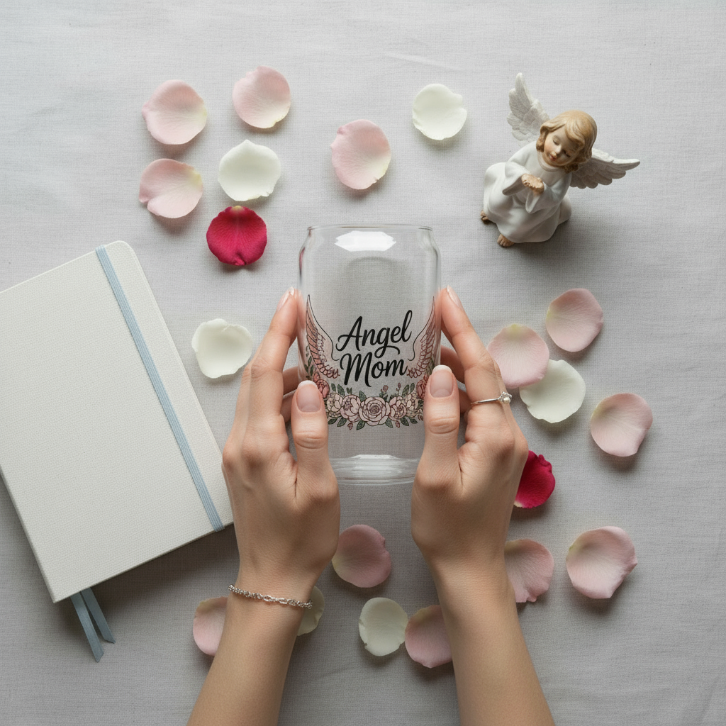 Beautiful flat lay with woman