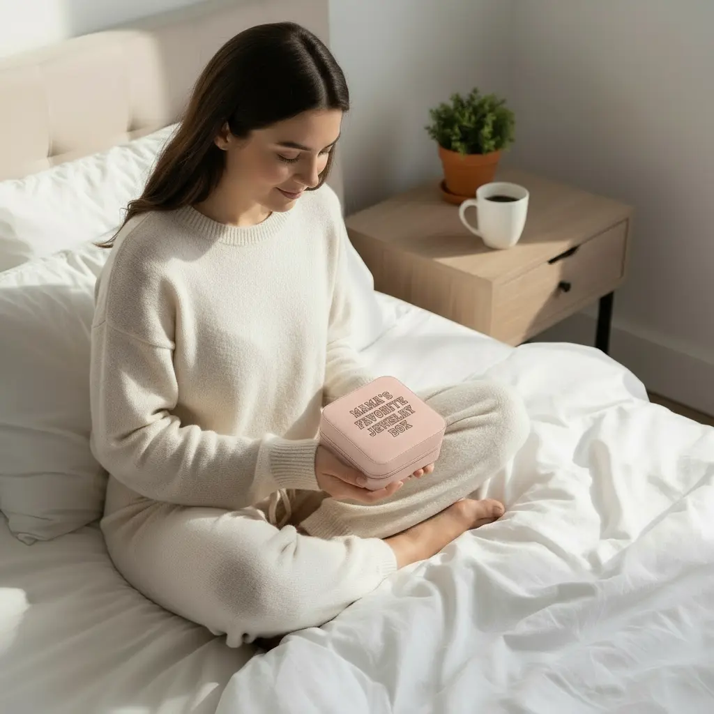 Bedroom morning - zoomed with visible text