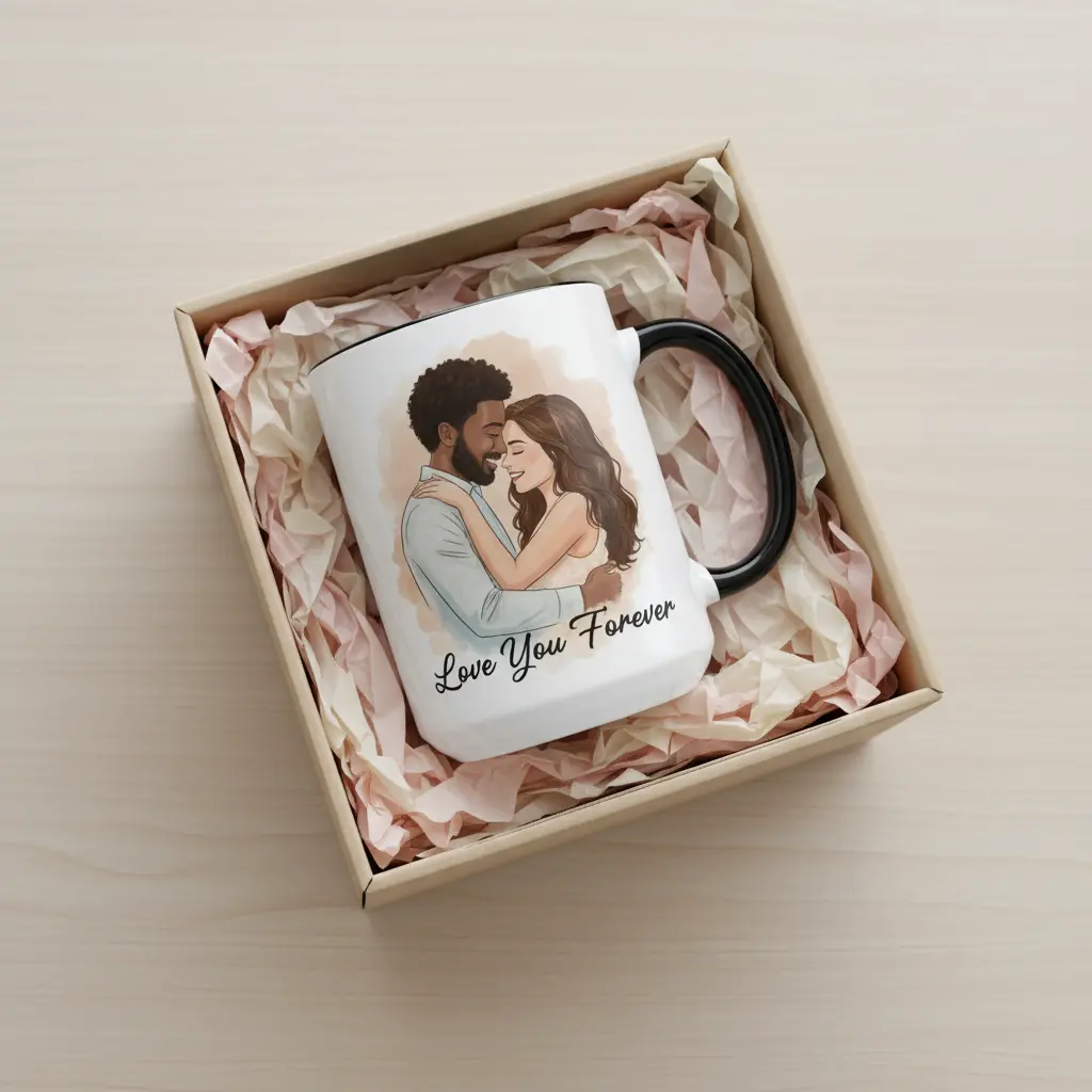 Couple custom portrait