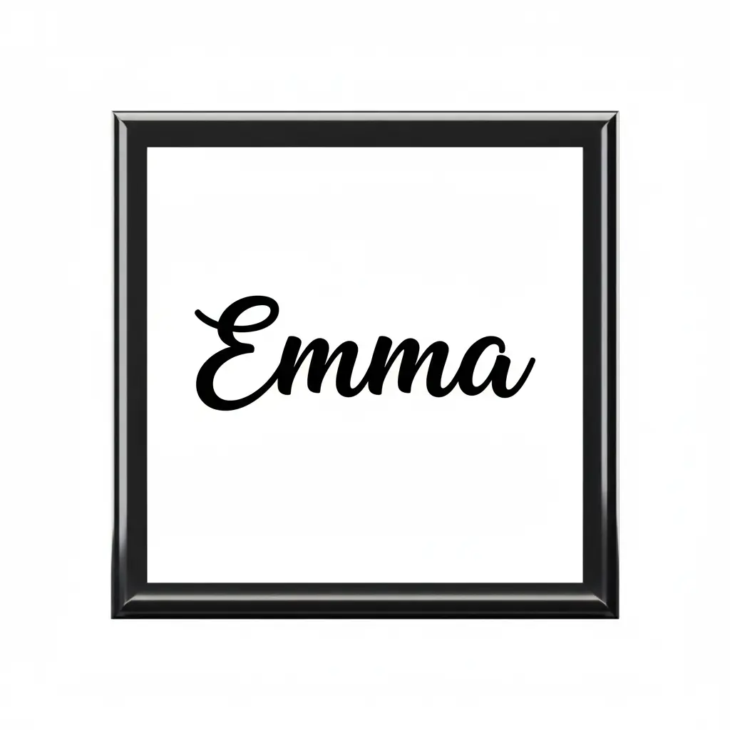 Emma Jewelry Box White Background