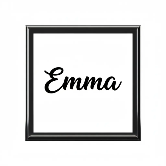 Emma Jewelry Box White Background