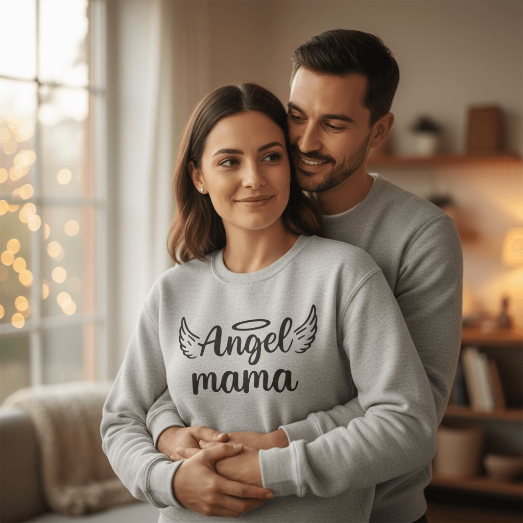 Intimate couple moment