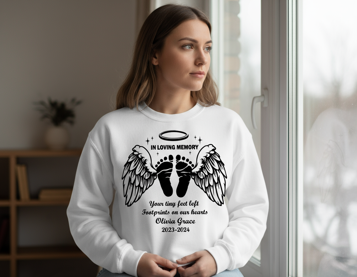 Memorial Design with Baby Name