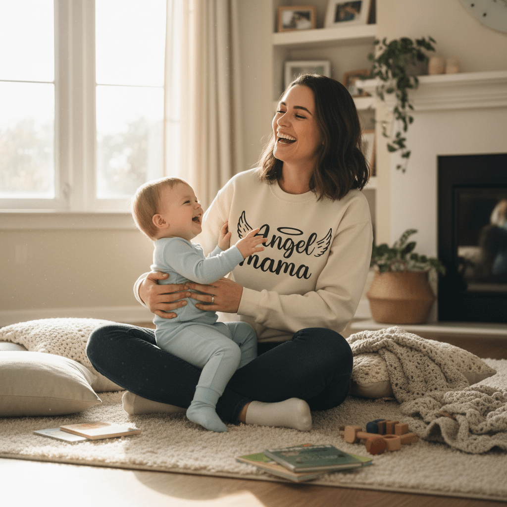 Playing with toddler