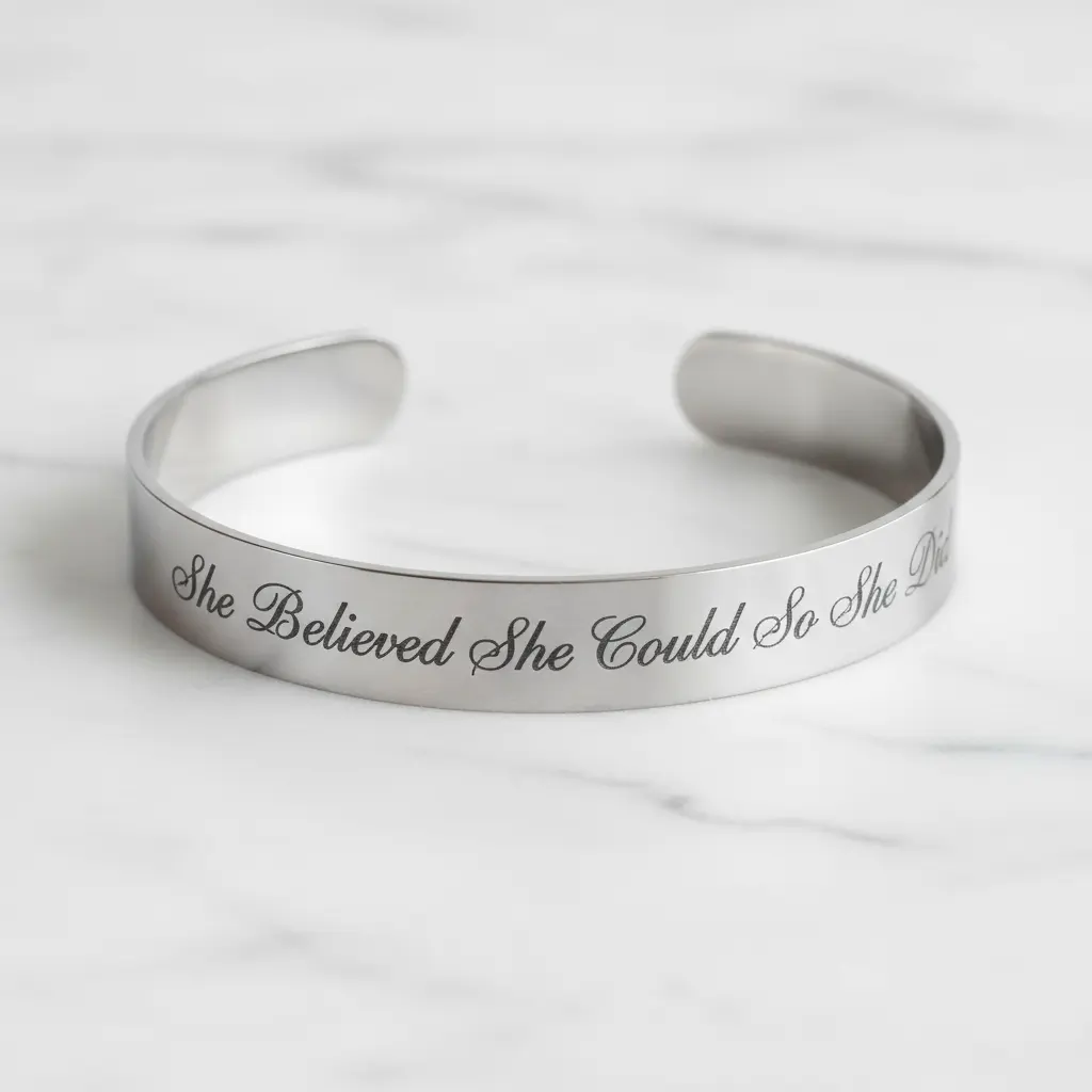 She Believed Cuff Bracelet