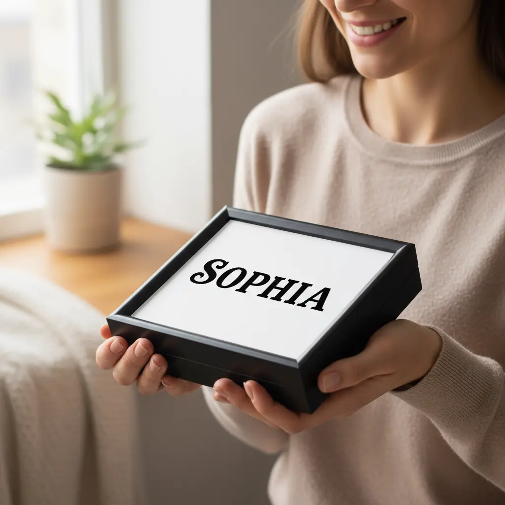 Sophia Jewelry Box Holding Lifestyle